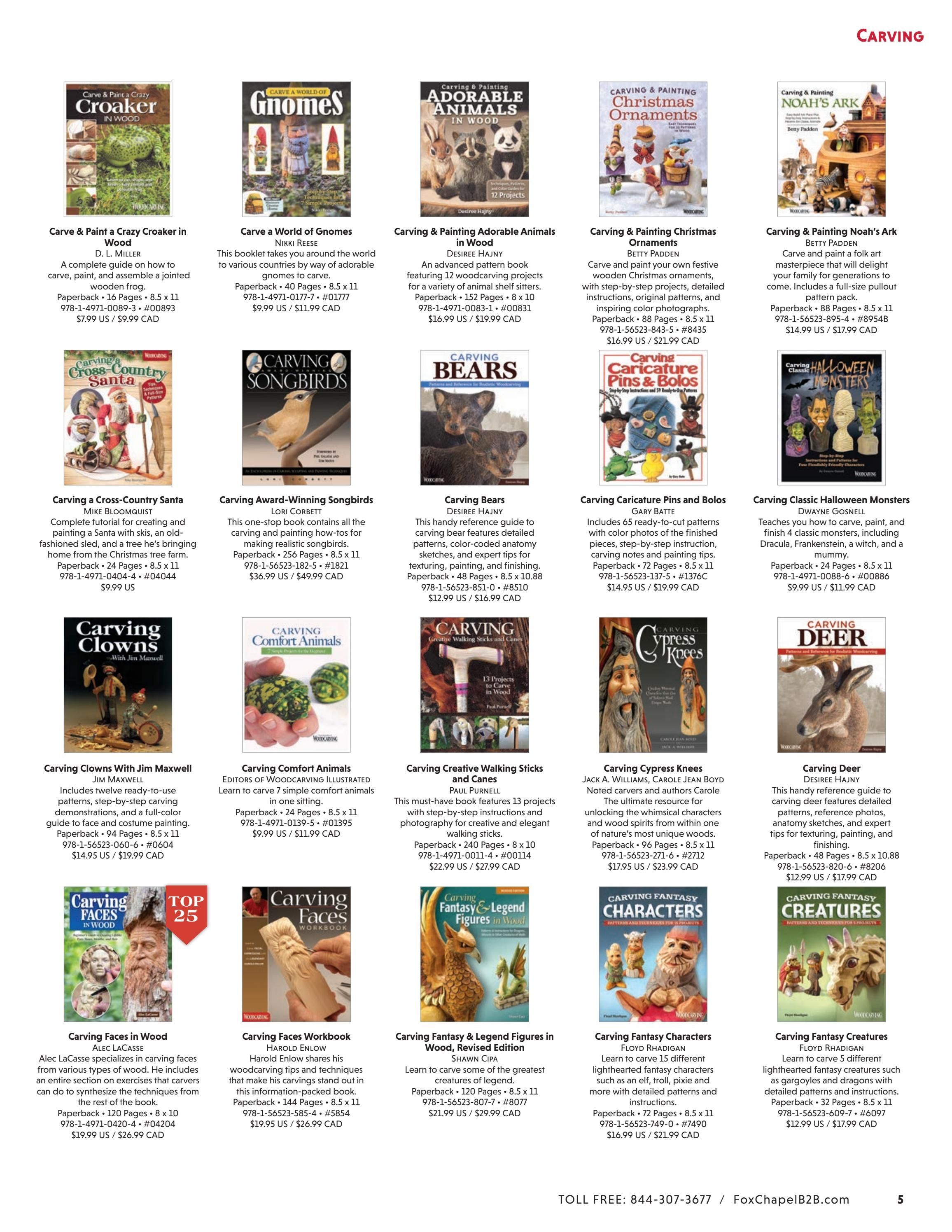 Fox Chapel B2B Fall Woodworking Books Catalog Weekly Ad January 1 - December 31, 2026