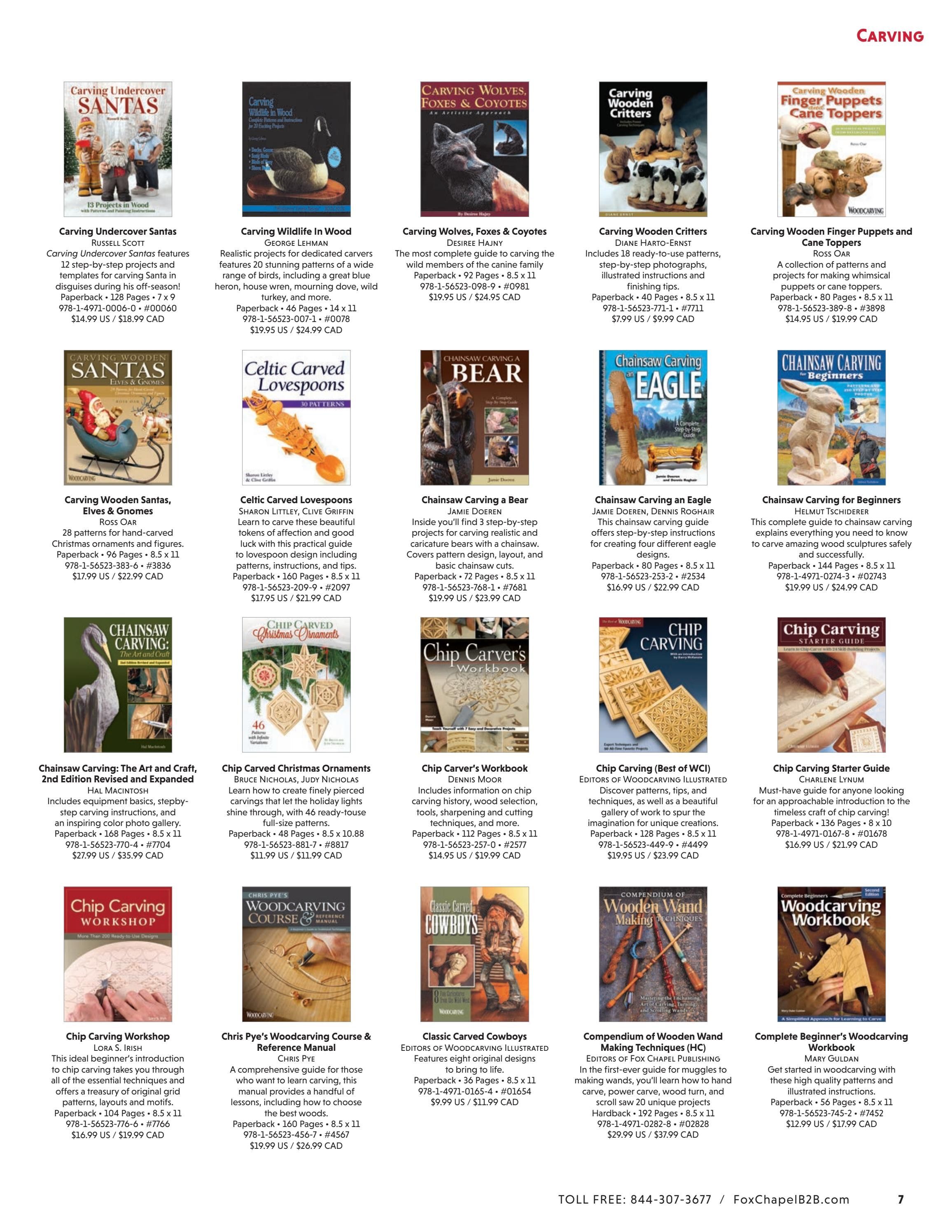 Fox Chapel B2B Fall Woodworking Books Catalog Weekly Ad January 1 - December 31, 2026