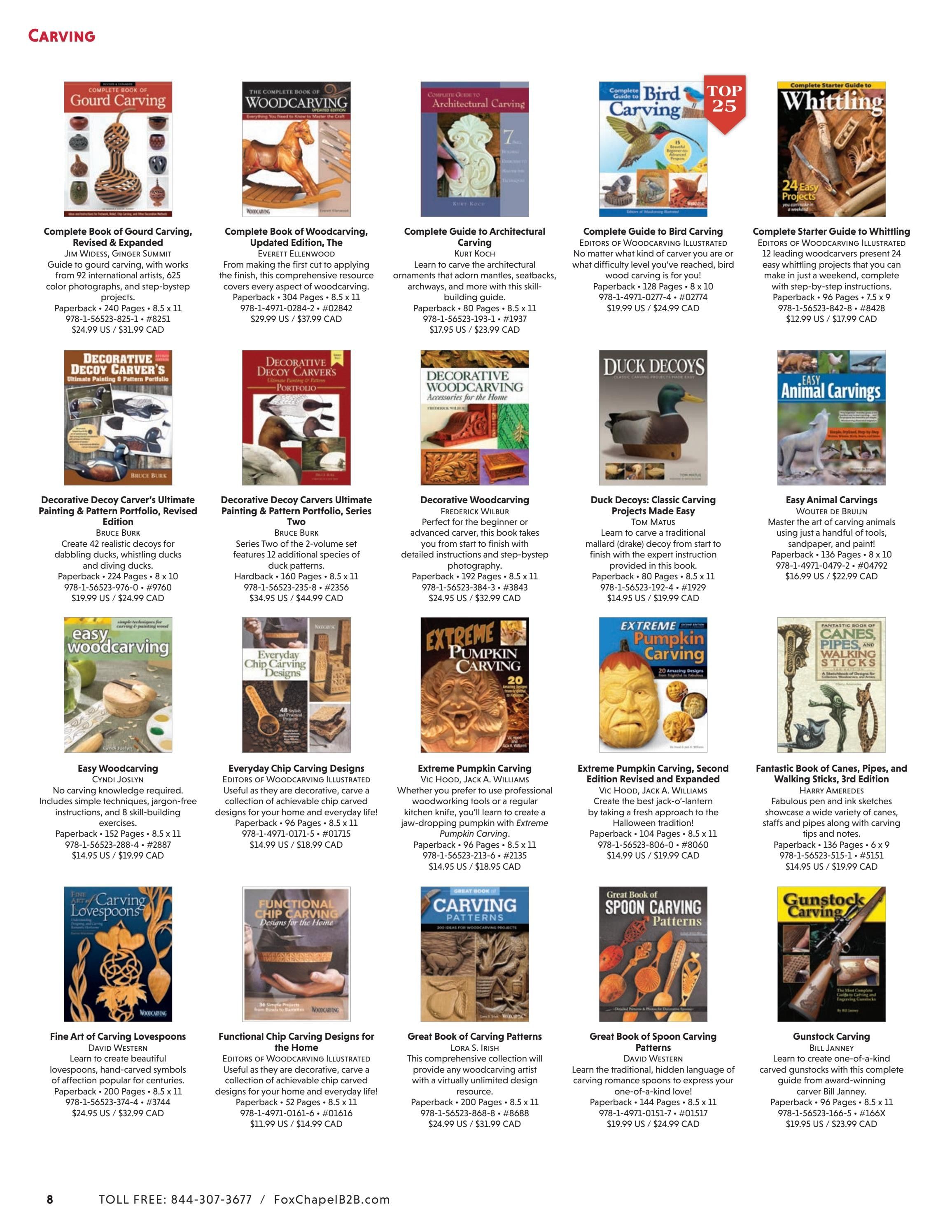 Fox Chapel B2B Fall Woodworking Books Catalog Weekly Ad January 1 - December 31, 2026