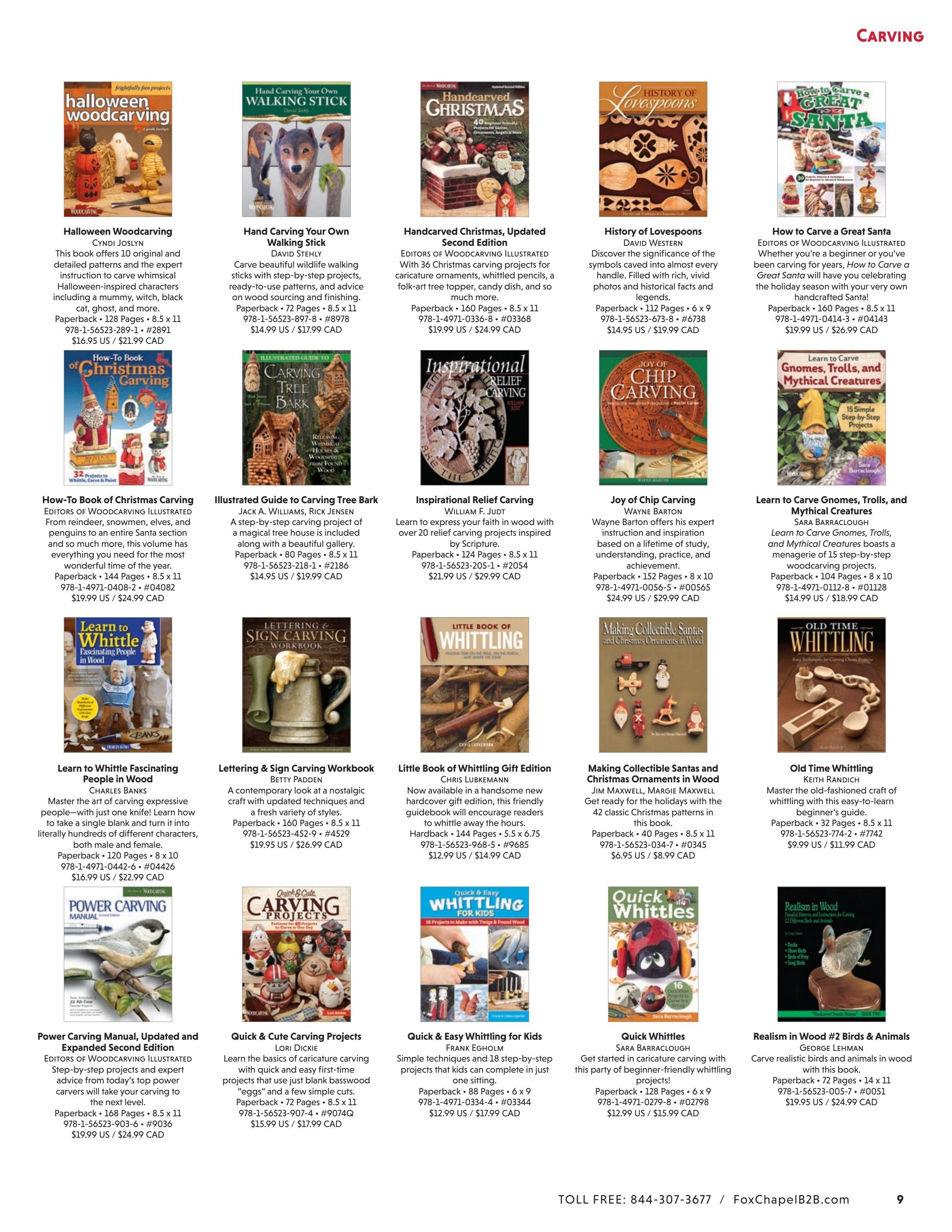 Fox Chapel B2B Fall Woodworking Books Catalog Weekly Ad January 1 - December 31, 2026