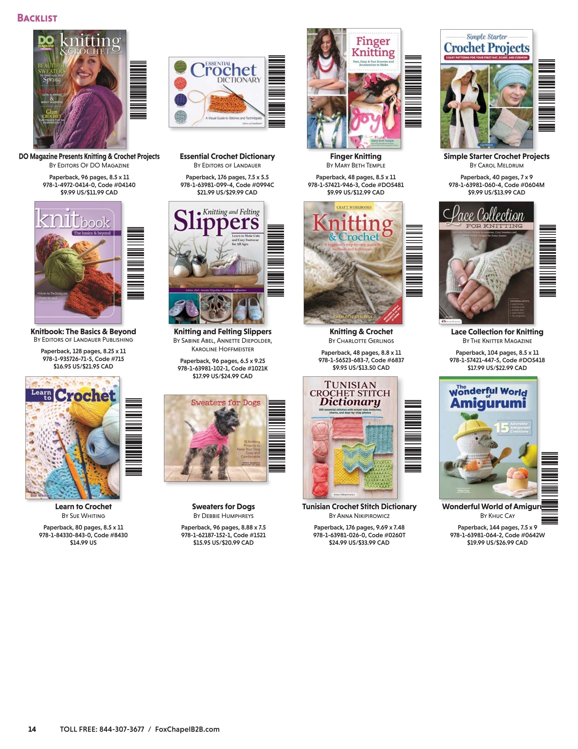 Fox Chapel B2B Knit and Crochet Books Catalog Weekly Ad January 1 - December 31, 2026
