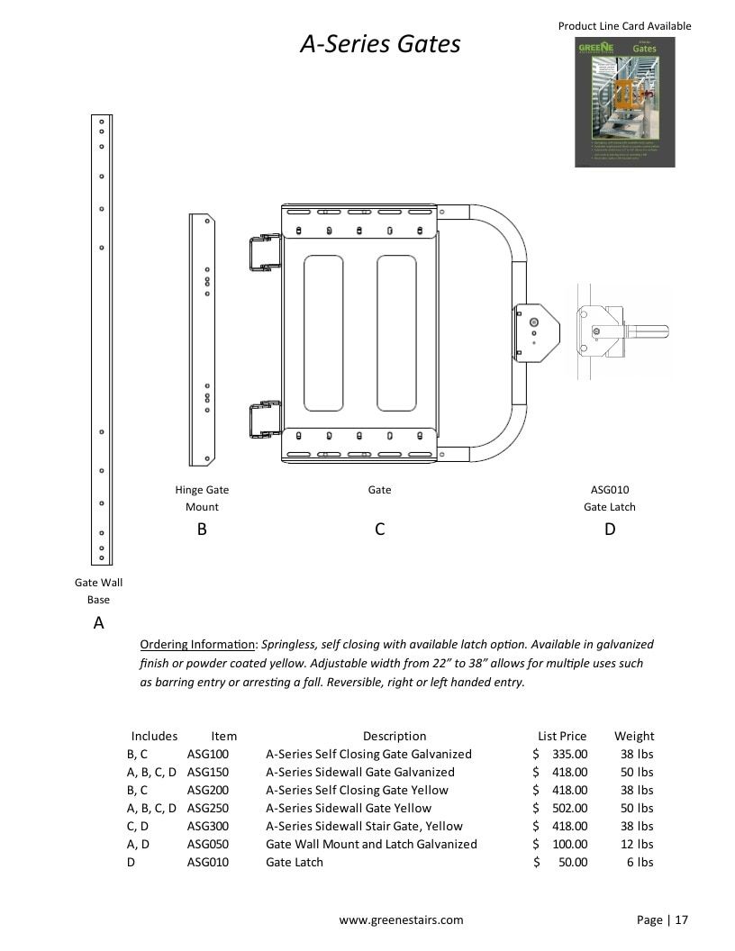 Greene Galvanized Stairs Stairs and Parts Catalog Weekly Ad January 1 - December 31, 2026