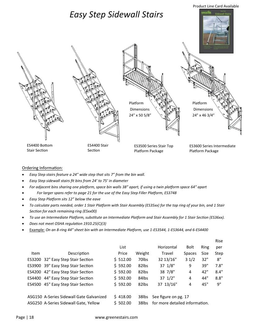 Greene Galvanized Stairs Stairs and Parts Catalog Weekly Ad January 1 - December 31, 2026