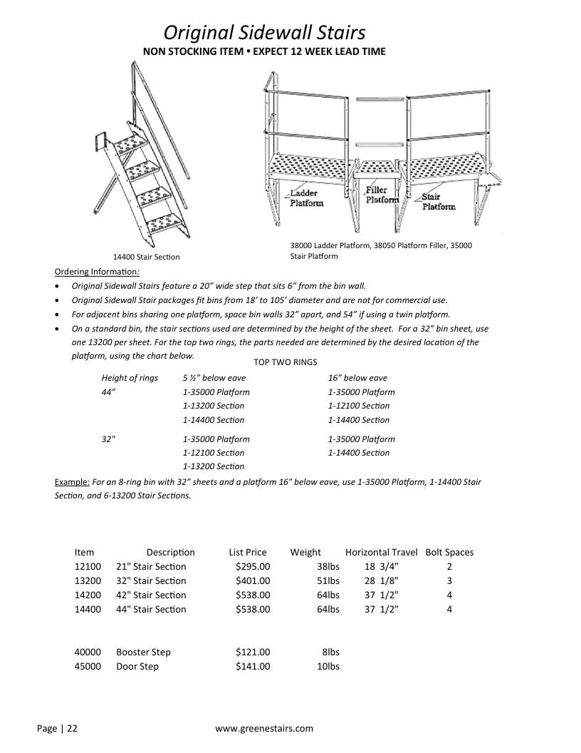 Greene Galvanized Stairs Stairs and Parts Catalog Weekly Ad January 1 - December 31, 2026