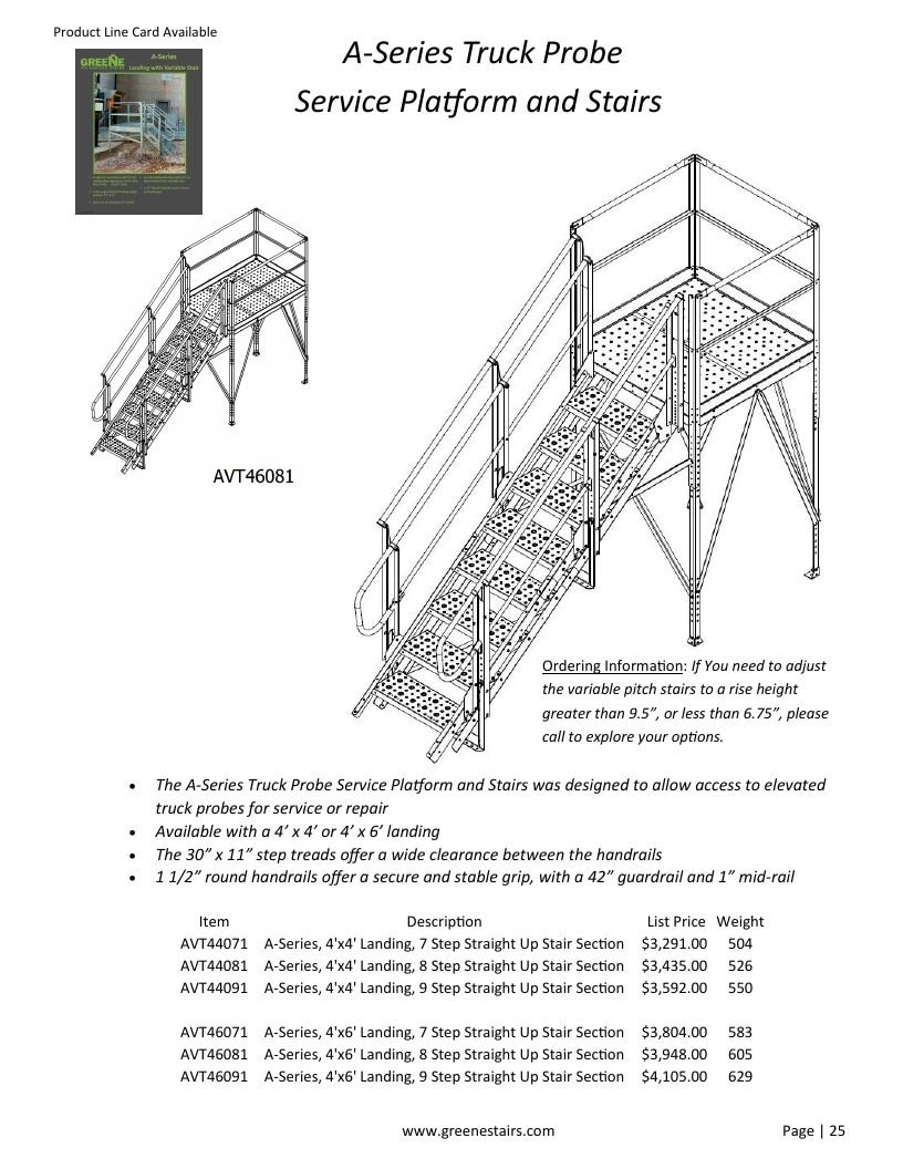 Greene Galvanized Stairs Stairs and Parts Catalog Weekly Ad January 1 - December 31, 2026