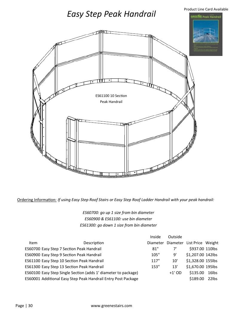 Greene Galvanized Stairs Stairs and Parts Catalog Weekly Ad January 1 - December 31, 2026