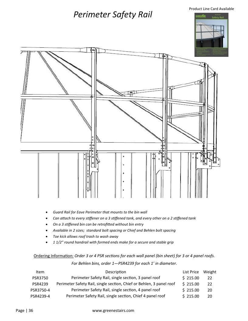 Greene Galvanized Stairs Stairs and Parts Catalog Weekly Ad January 1 - December 31, 2026