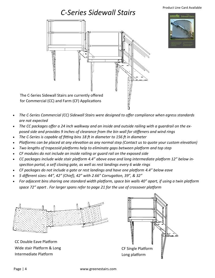 Greene Galvanized Stairs Stairs and Parts Catalog Weekly Ad January 1 - December 31, 2026