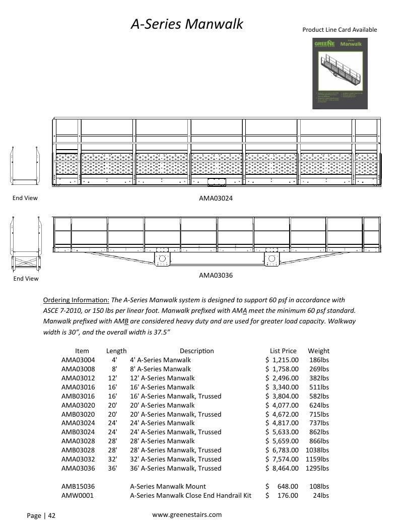 Greene Galvanized Stairs Stairs and Parts Catalog Weekly Ad January 1 - December 31, 2026