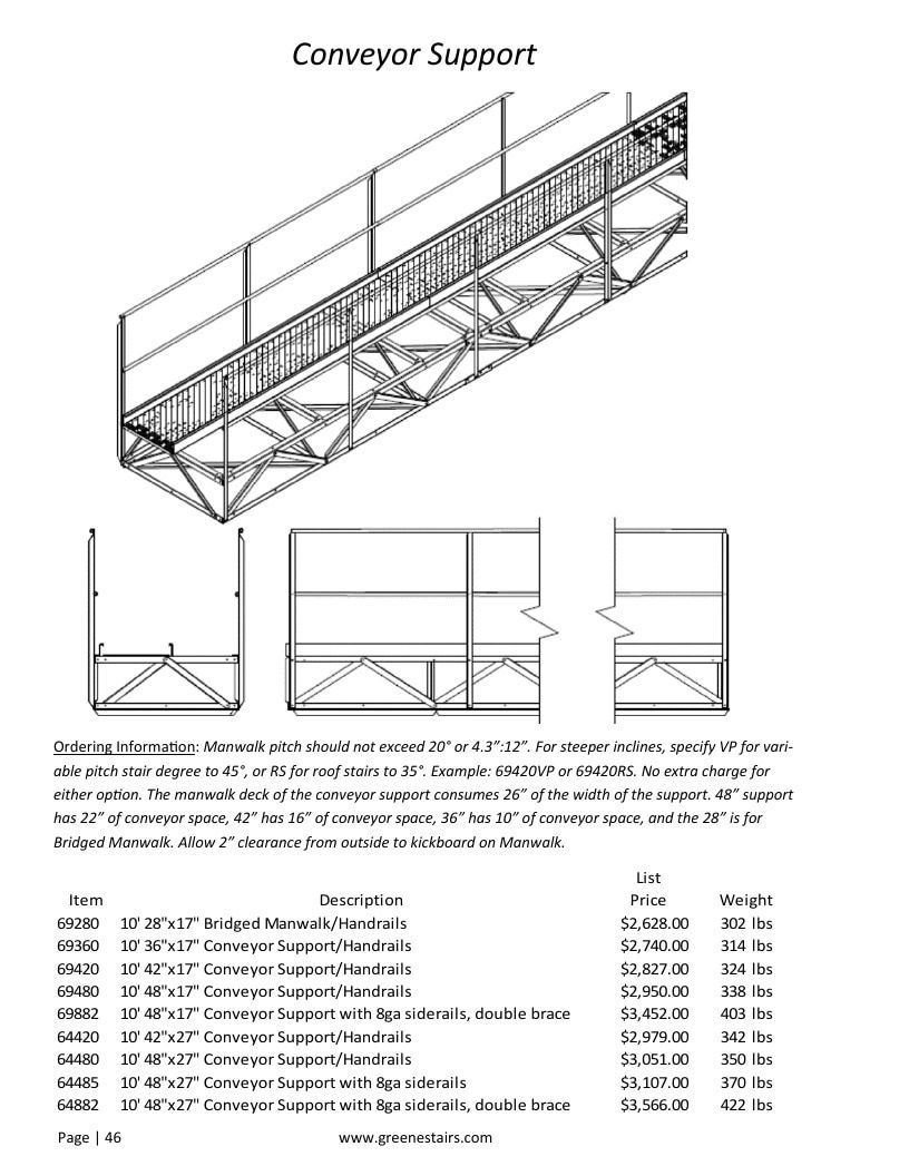 Greene Galvanized Stairs Stairs and Parts Catalog Weekly Ad January 1 - December 31, 2026