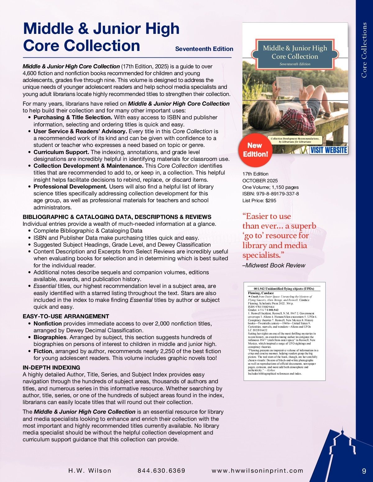 H.W. Wilson Reference Books Catalog Weekly Ad January 1 - December 31, 2026