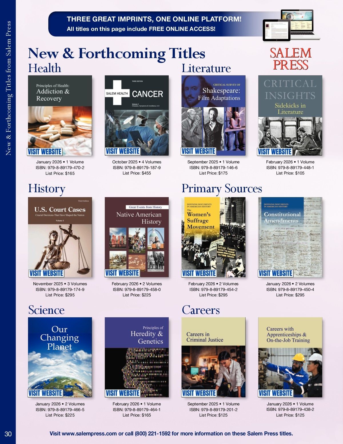 H.W. Wilson Reference Books Catalog Weekly Ad January 1 - December 31, 2026
