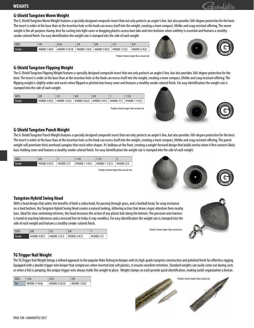Gamakatsu Fishing Tackle Catalog Weekly Ad August 1, 2026 - December 31, 2027