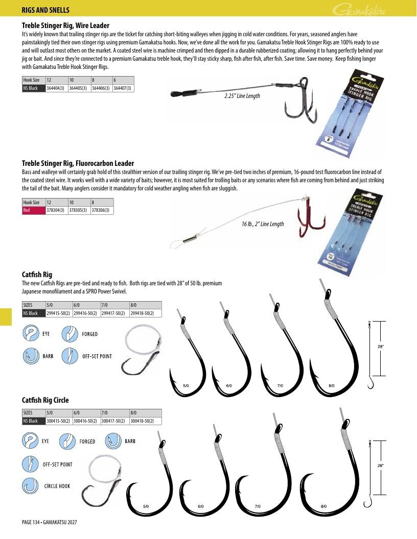 Gamakatsu Fishing Tackle Catalog Weekly Ad August 1, 2026 - December 31, 2027