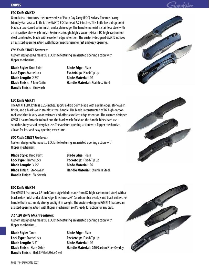 Gamakatsu Fishing Tackle Catalog Weekly Ad August 1, 2026 - December 31, 2027