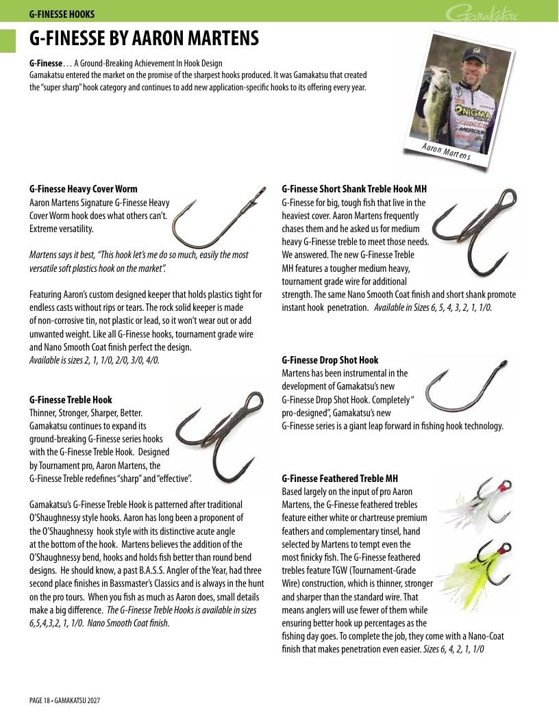 Gamakatsu Fishing Tackle Catalog Weekly Ad August 1, 2026 - December 31, 2027