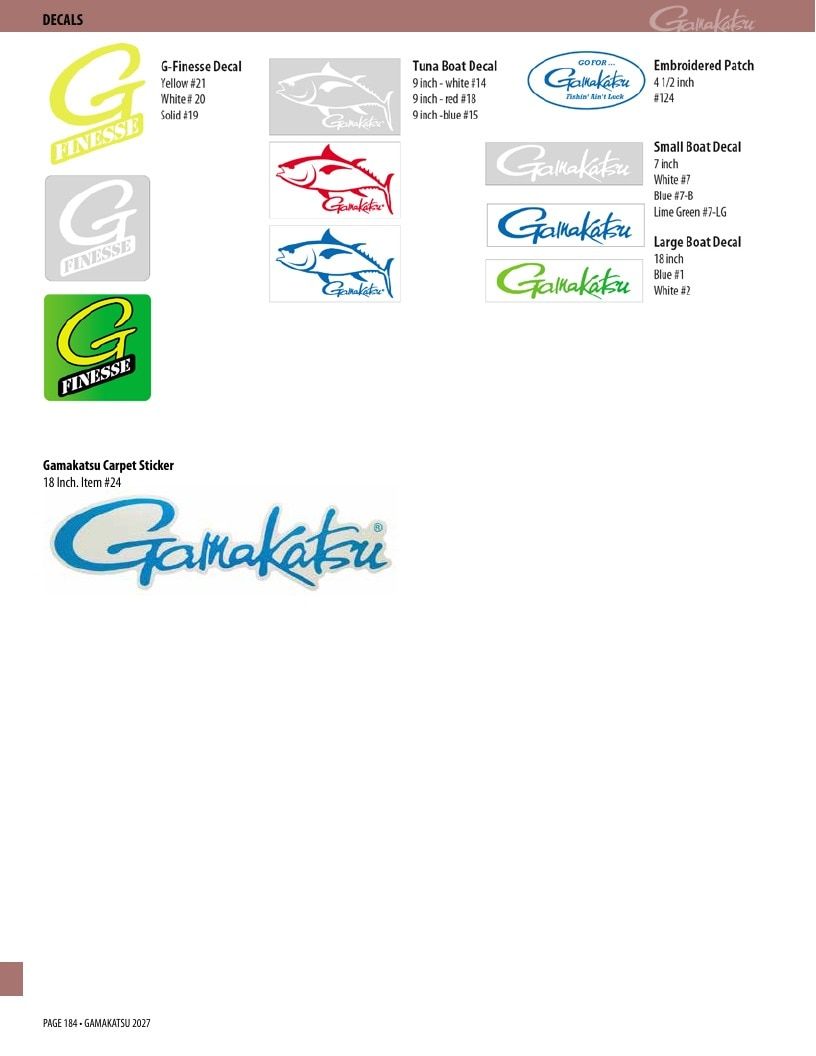 Gamakatsu Fishing Tackle Catalog Weekly Ad August 1, 2026 - December 31, 2027