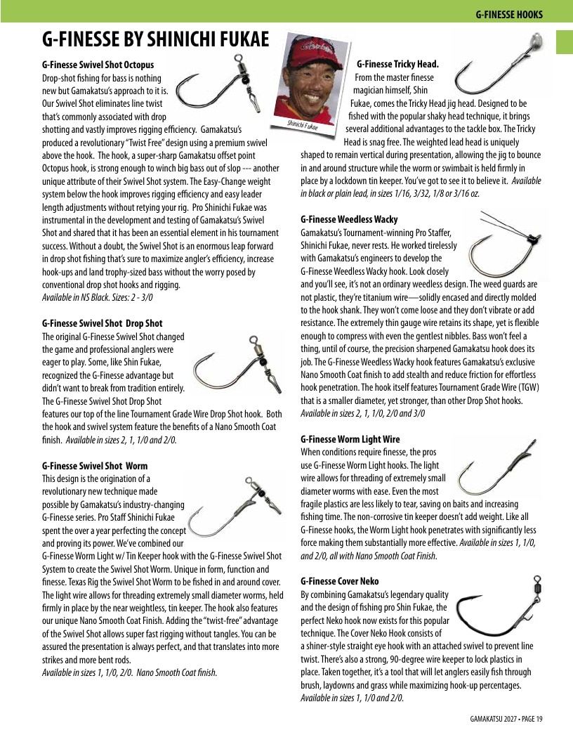 Gamakatsu Fishing Tackle Catalog Weekly Ad August 1, 2026 - December 31, 2027