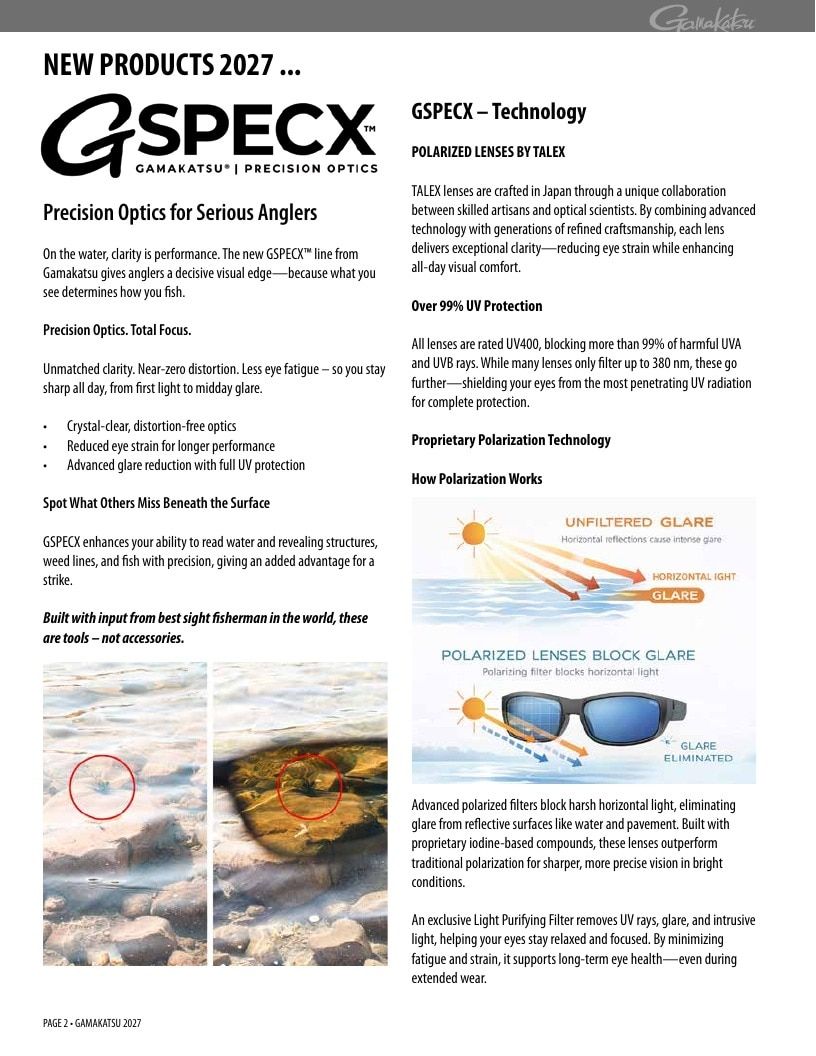 Gamakatsu Fishing Tackle Catalog Weekly Ad August 1, 2026 - December 31, 2027
