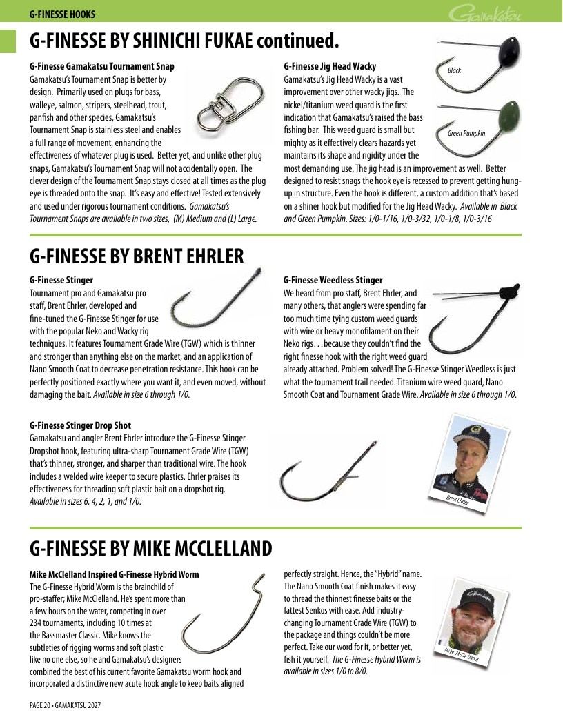 Gamakatsu Fishing Tackle Catalog Weekly Ad August 1, 2026 - December 31, 2027