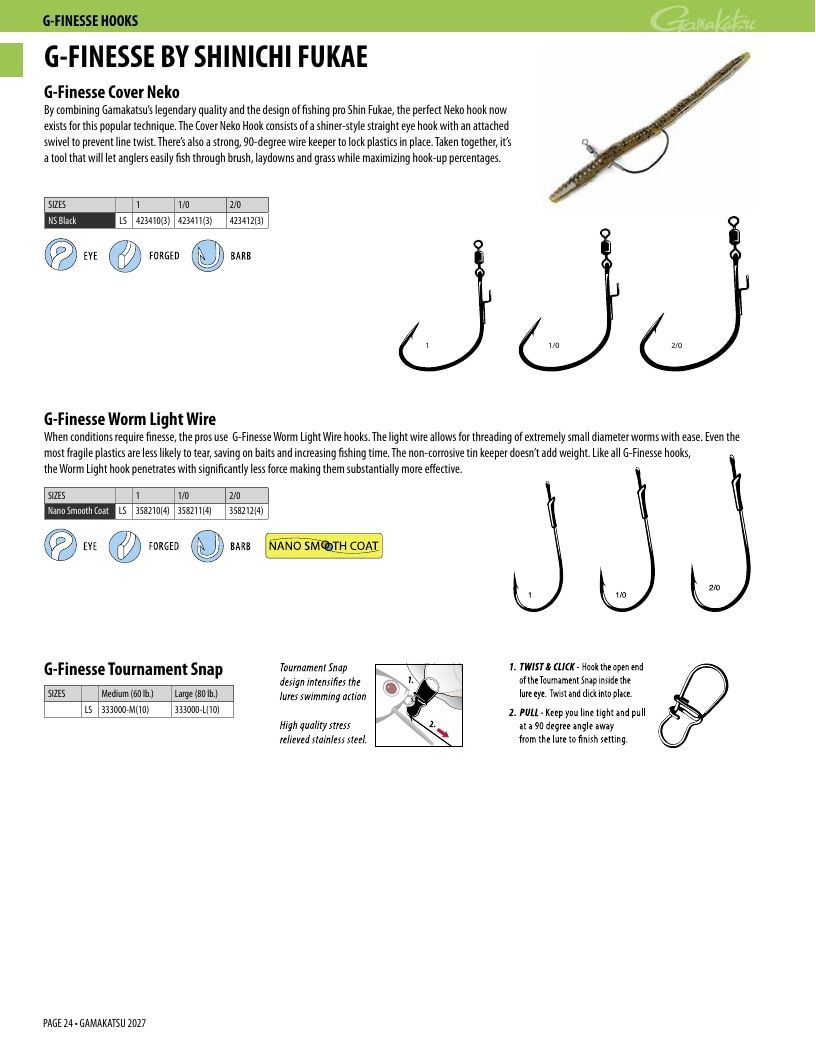 Gamakatsu Fishing Tackle Catalog Weekly Ad August 1, 2026 - December 31, 2027