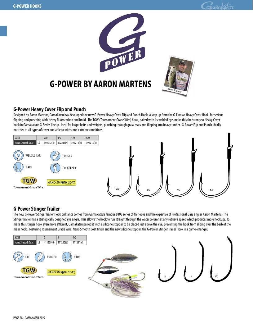 Gamakatsu Fishing Tackle Catalog Weekly Ad August 1, 2026 - December 31, 2027