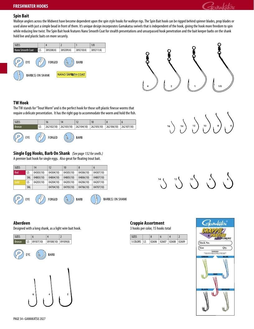 Gamakatsu Fishing Tackle Catalog Weekly Ad August 1, 2026 - December 31, 2027