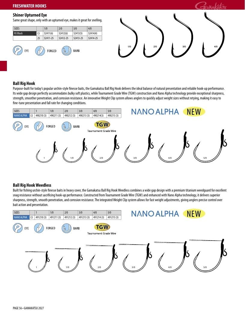 Gamakatsu Fishing Tackle Catalog Weekly Ad August 1, 2026 - December 31, 2027