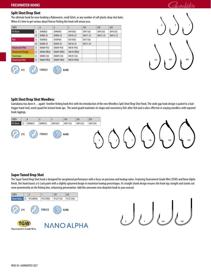Gamakatsu Fishing Tackle Catalog Weekly Ad August 1, 2026 - December 31, 2027