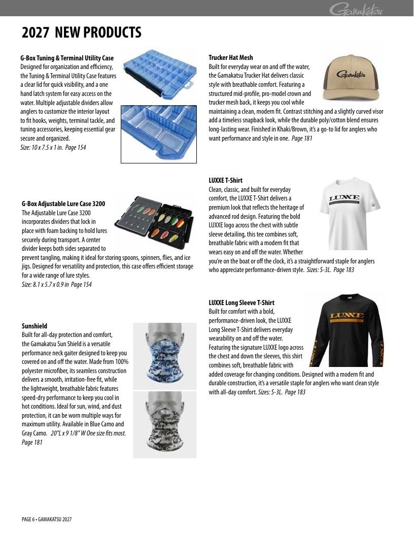 Gamakatsu Fishing Tackle Catalog Weekly Ad August 1, 2026 - December 31, 2027
