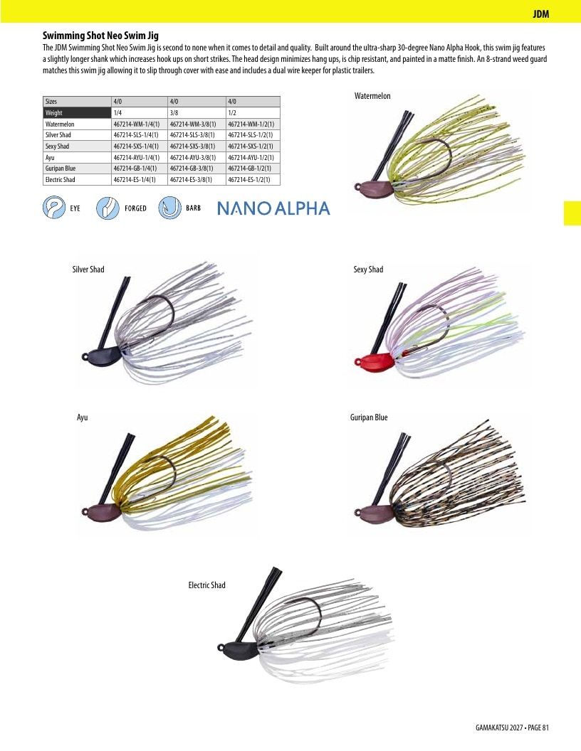Gamakatsu Fishing Tackle Catalog Weekly Ad August 1, 2026 - December 31, 2027