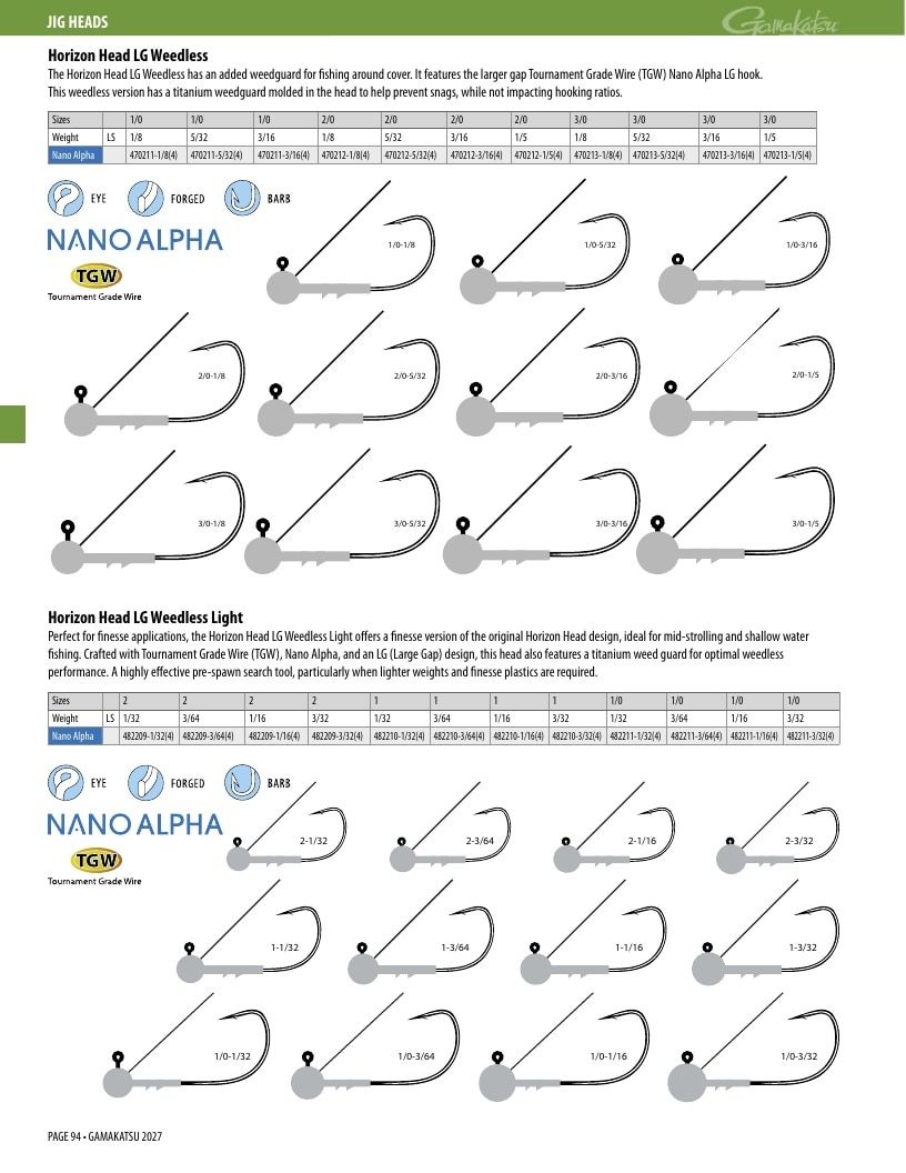 Gamakatsu Fishing Tackle Catalog Weekly Ad August 1, 2026 - December 31, 2027