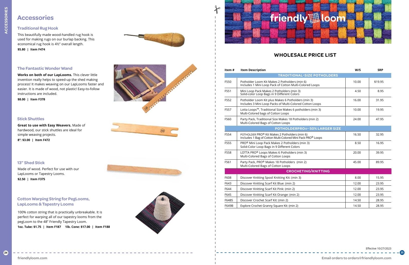 Harrisville Designs Annual Fiber Crafts Catalog Weekly Ad January 1 - December 31, 2026