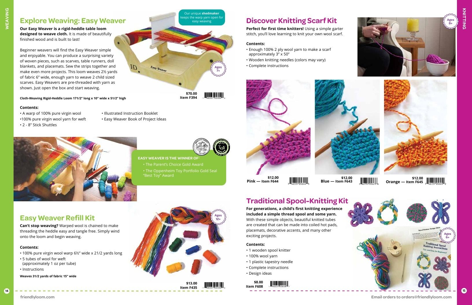 Harrisville Designs Annual Fiber Crafts Catalog Weekly Ad January 1 - December 31, 2026