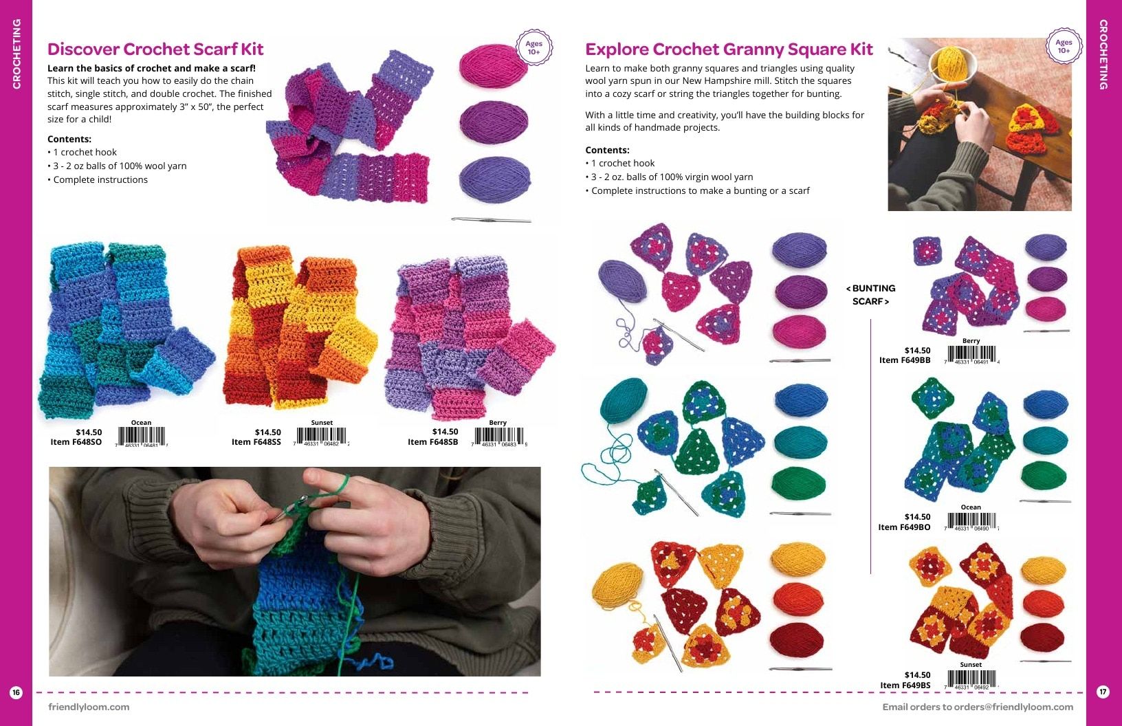 Harrisville Designs Annual Fiber Crafts Catalog Weekly Ad January 1 - December 31, 2026
