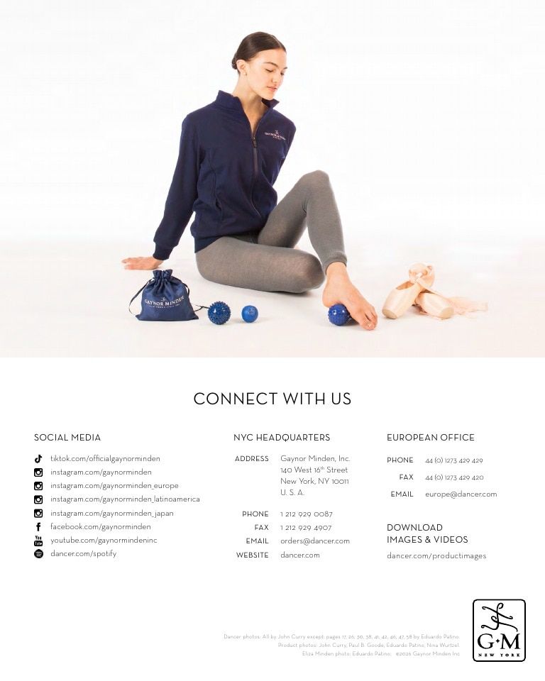Gaynor Minden Autumn and Winter Dancewear Catalog Weekly Ad January 1 - December 31, 2026
