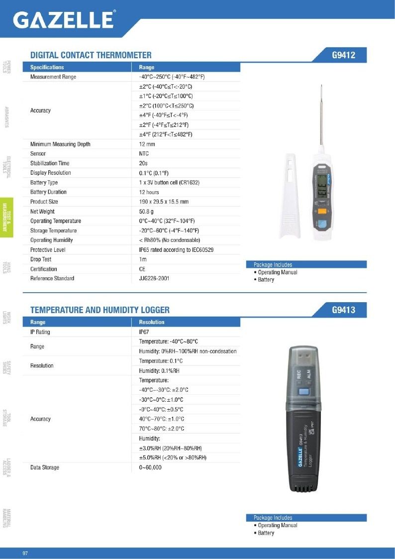 Gazelle Tools Tools Catalog Weekly Ad January 1 - December 31, 2026