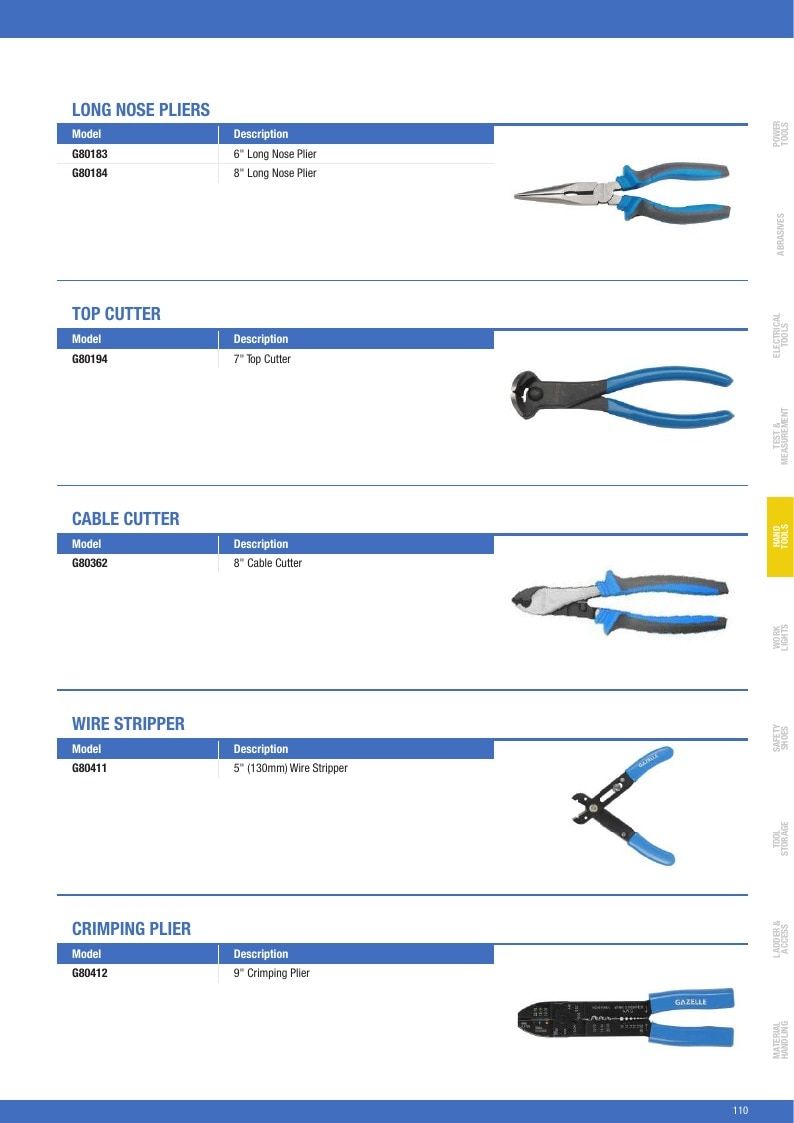 Gazelle Tools Tools Catalog Weekly Ad January 1 - December 31, 2026