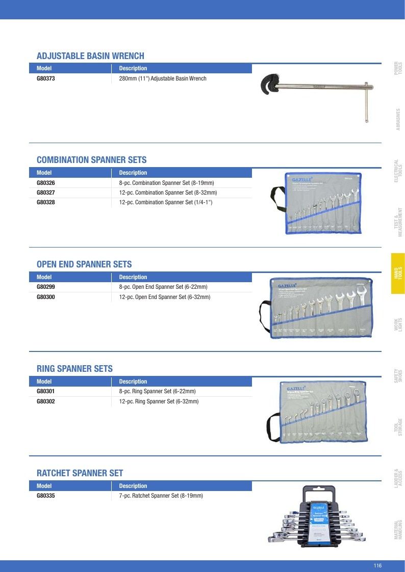 Gazelle Tools Tools Catalog Weekly Ad January 1 - December 31, 2026