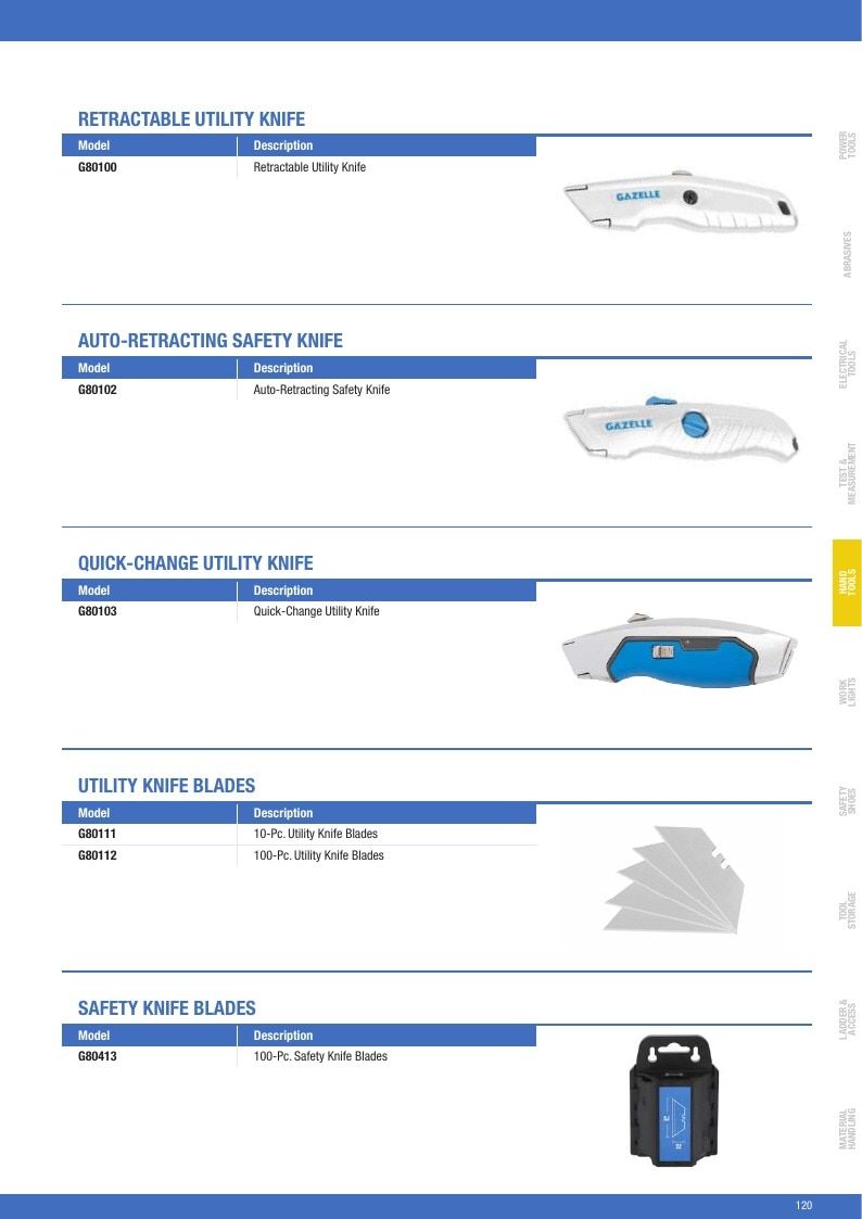 Gazelle Tools Tools Catalog Weekly Ad January 1 - December 31, 2026