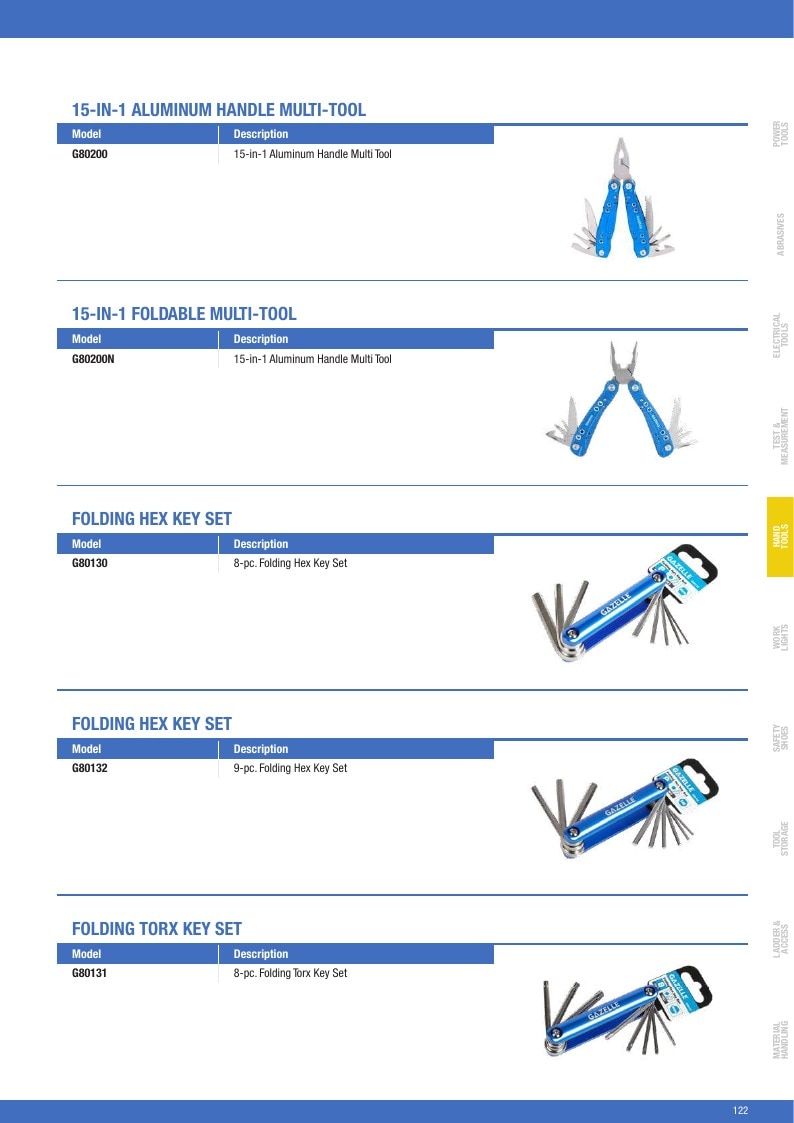 Gazelle Tools Tools Catalog Weekly Ad January 1 - December 31, 2026