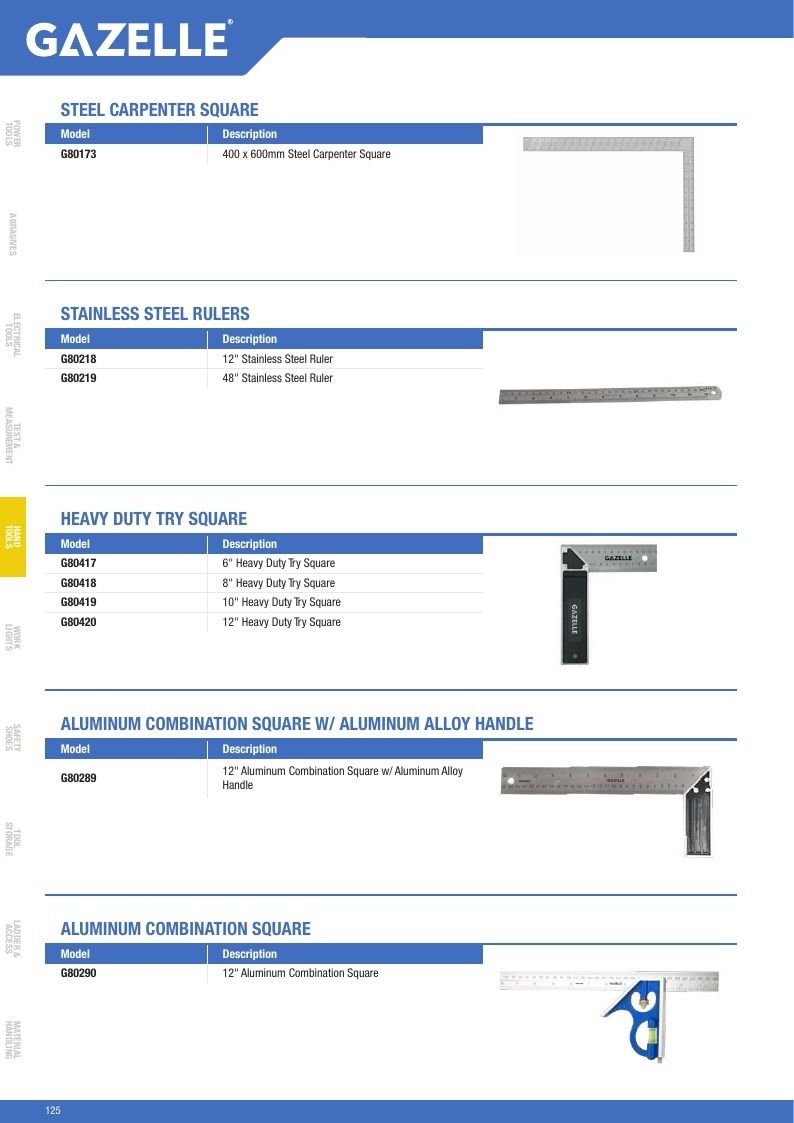 Gazelle Tools Tools Catalog Weekly Ad January 1 - December 31, 2026