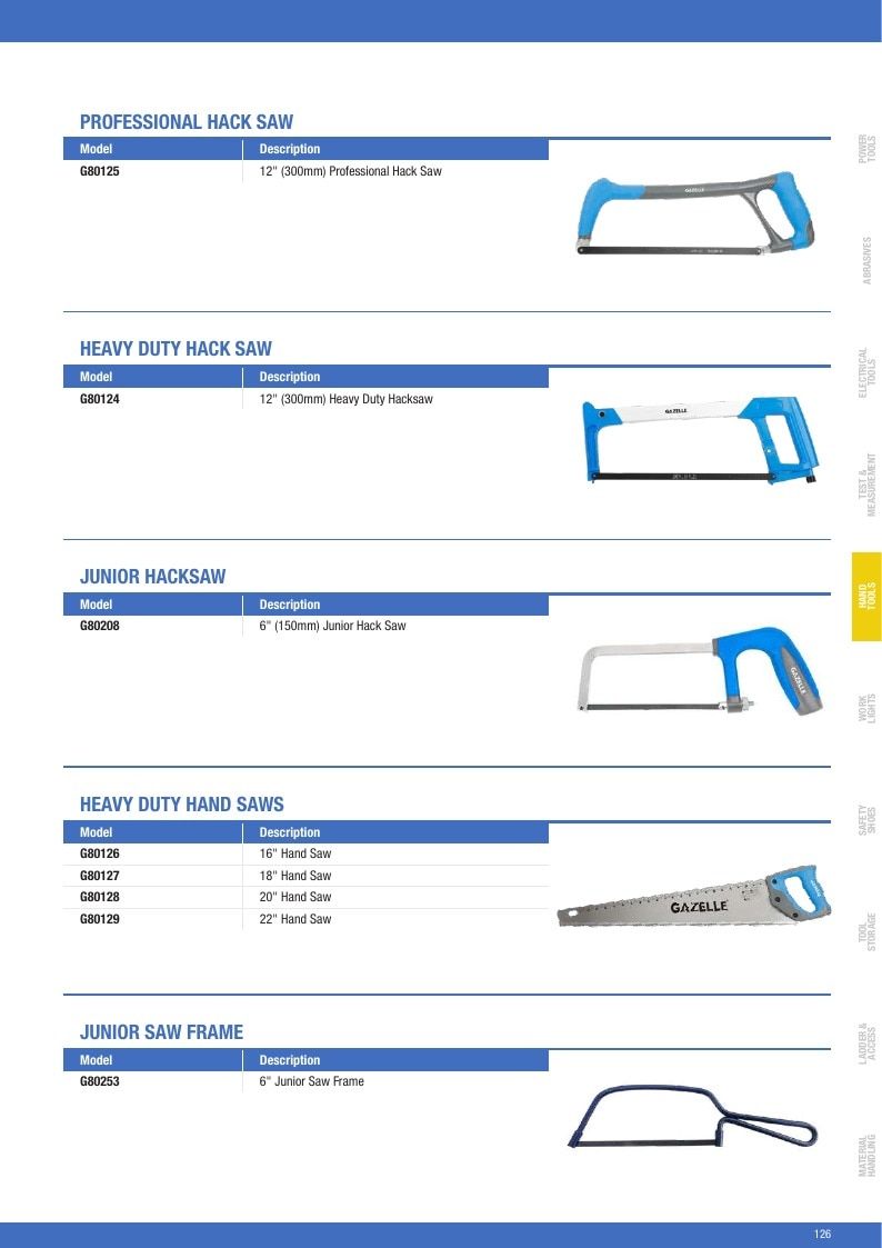 Gazelle Tools Tools Catalog Weekly Ad January 1 - December 31, 2026
