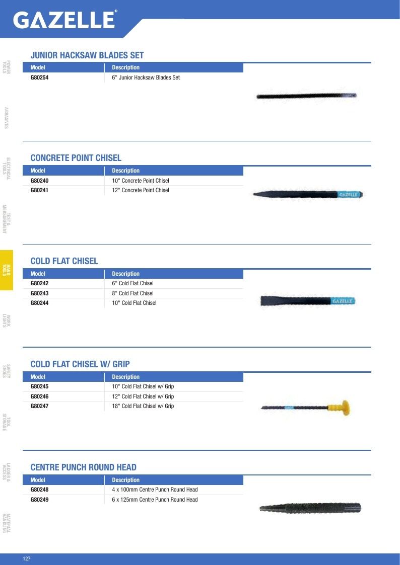 Gazelle Tools Tools Catalog Weekly Ad January 1 - December 31, 2026