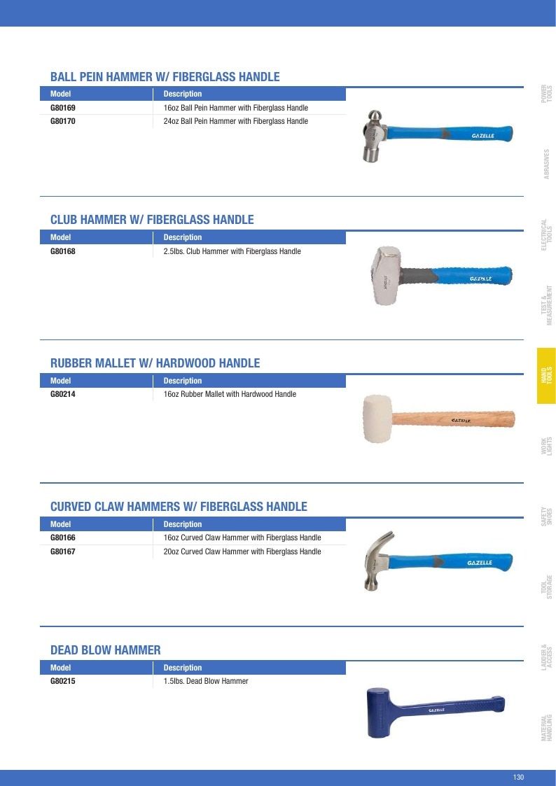 Gazelle Tools Tools Catalog Weekly Ad January 1 - December 31, 2026