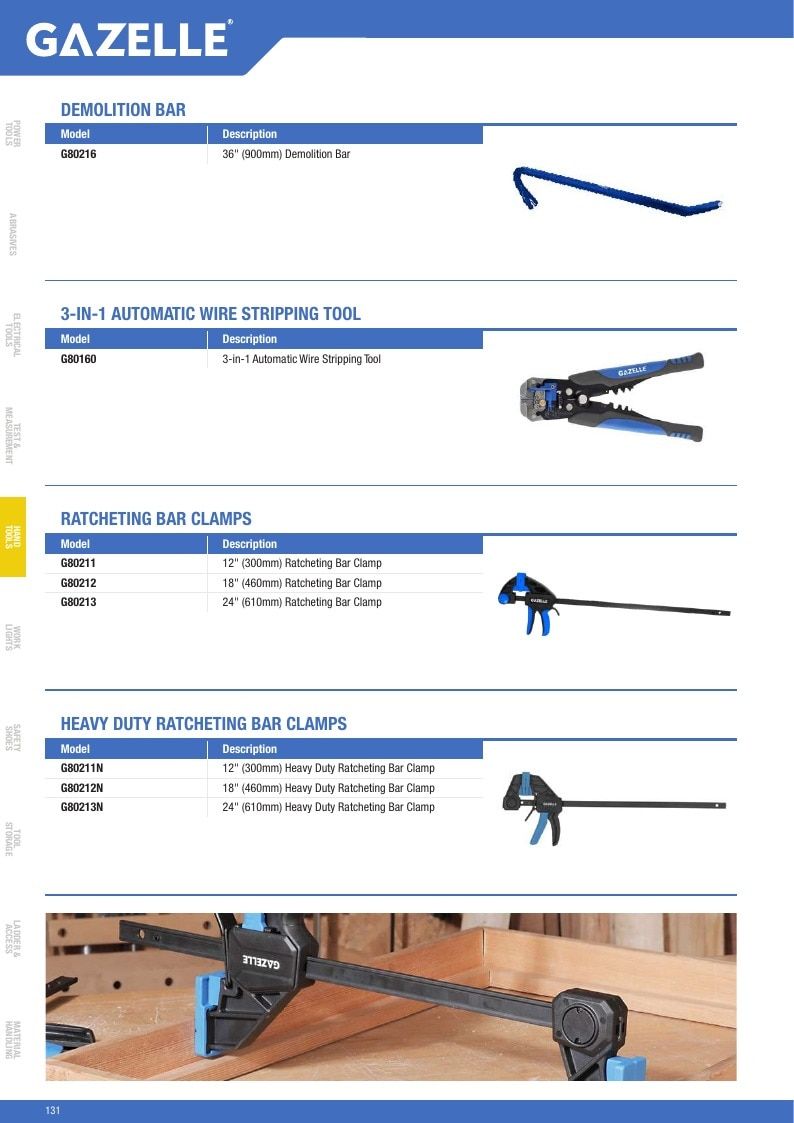Gazelle Tools Tools Catalog Weekly Ad January 1 - December 31, 2026