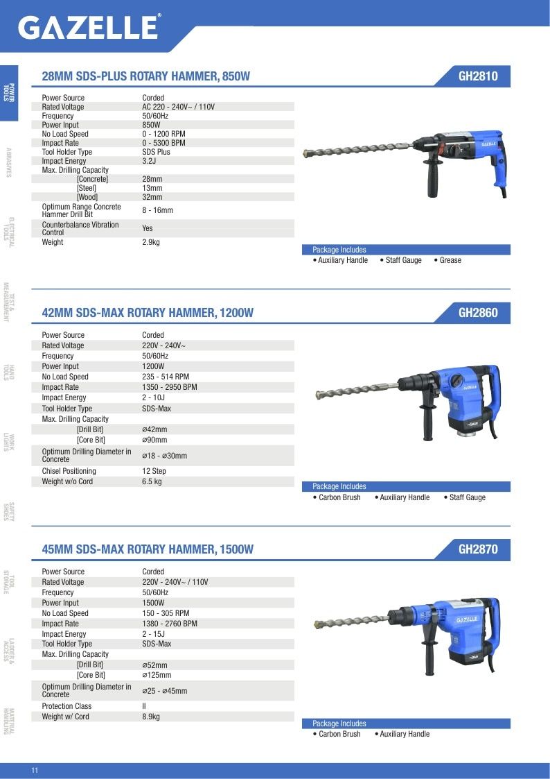 Gazelle Tools Tools Catalog Weekly Ad January 1 - December 31, 2026