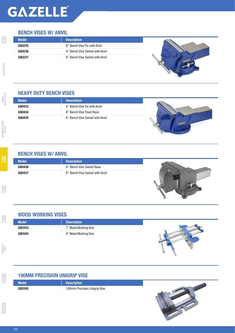 Gazelle Tools Tools Catalog Weekly Ad January 1 - December 31, 2026