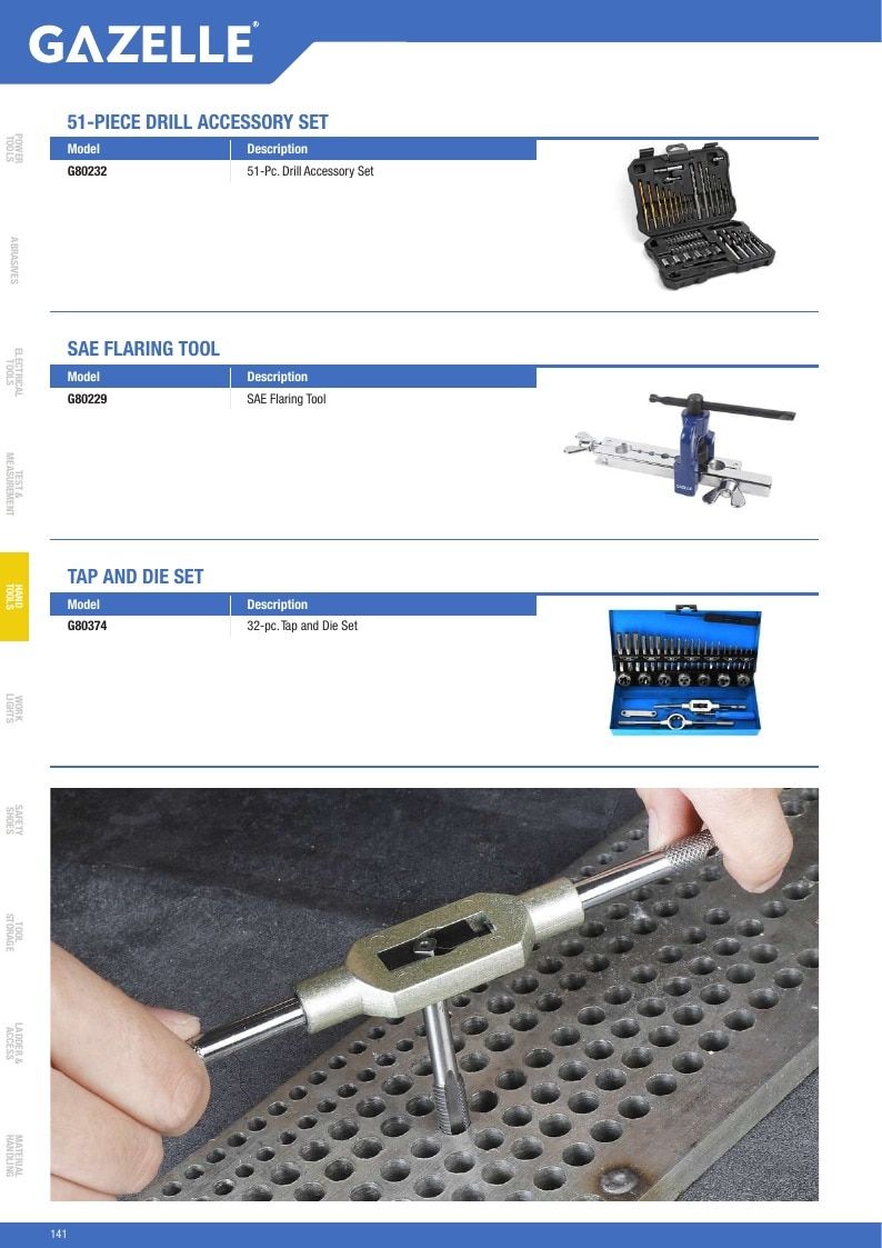 Gazelle Tools Tools Catalog Weekly Ad January 1 - December 31, 2026