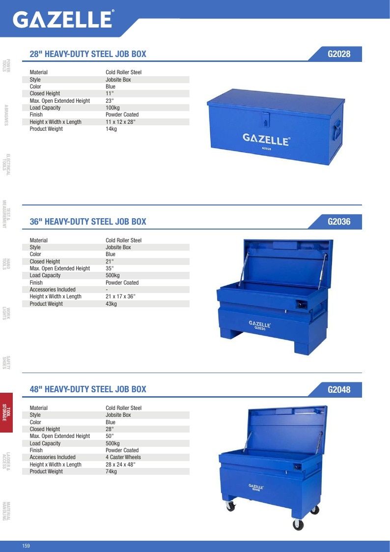 Gazelle Tools Tools Catalog Weekly Ad January 1 - December 31, 2026